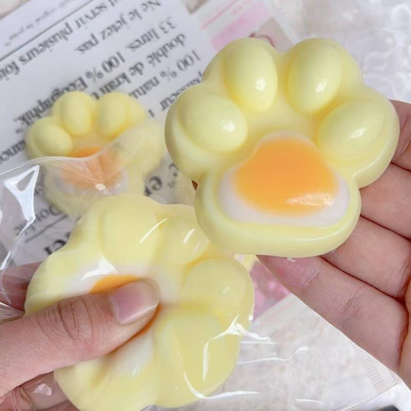 Soft Cat Paw Tpr Squeeze Toys For Kids Adult Stress Relief Slow Rebound Stretch Toy Stress Relief Decompression Pinching Toy