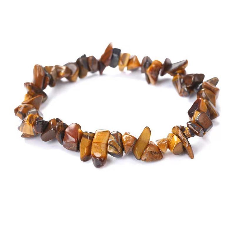 Natural Stone Stretchable Crystal Gravel Bracelet