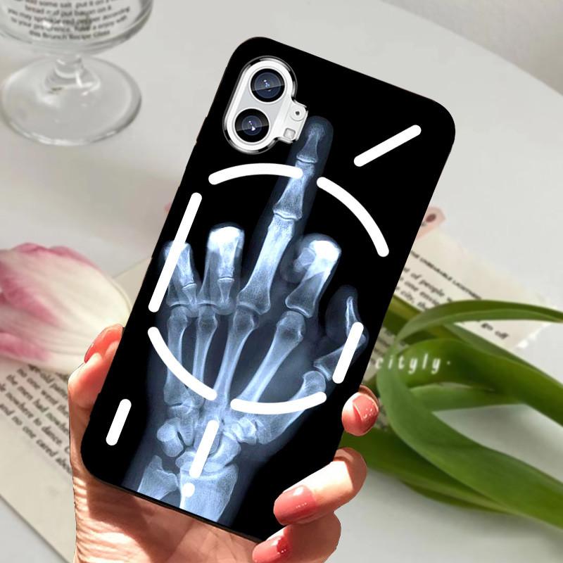 Hülle Für Nothing Phone 1 Hülle Stoßfest Schwarzer Bumper Rückseite Handyhülle Für Nothing Phone 2 Eins zwei Hülle Funda Nothingphone2
