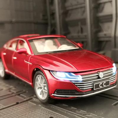 1:32 Volkswagen CC Legierung Spielzeugauto Metall Diecast Modell Ton und Licht Rückzug Spielzeugauto Kindergeschenk Spielzeug für Jungen A132