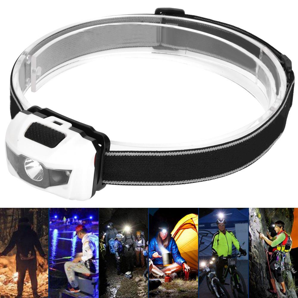 

Светодиодный налобный фонарь 3 Вт, красный и белый свет, фонарик для рыбалки для активного отдыха, пикника, пеших прогулок, альпинизма, белый