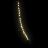 LED Christmas Tree with Ground Spikes Warm White 182 cm Metal