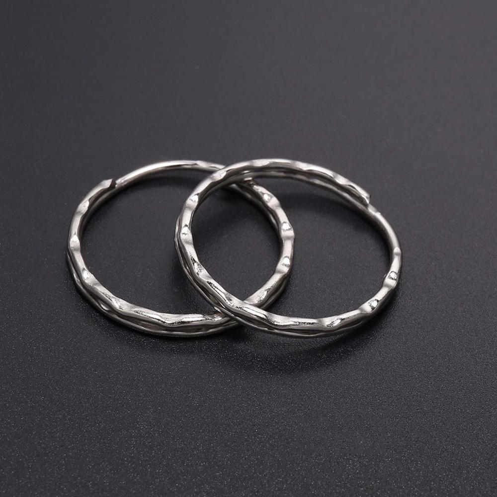 

30 шт./лот родиевые кольца 25 мм с застежкой Llaveros для самостоятельного изготовления ювелирных изделий, аксессуары