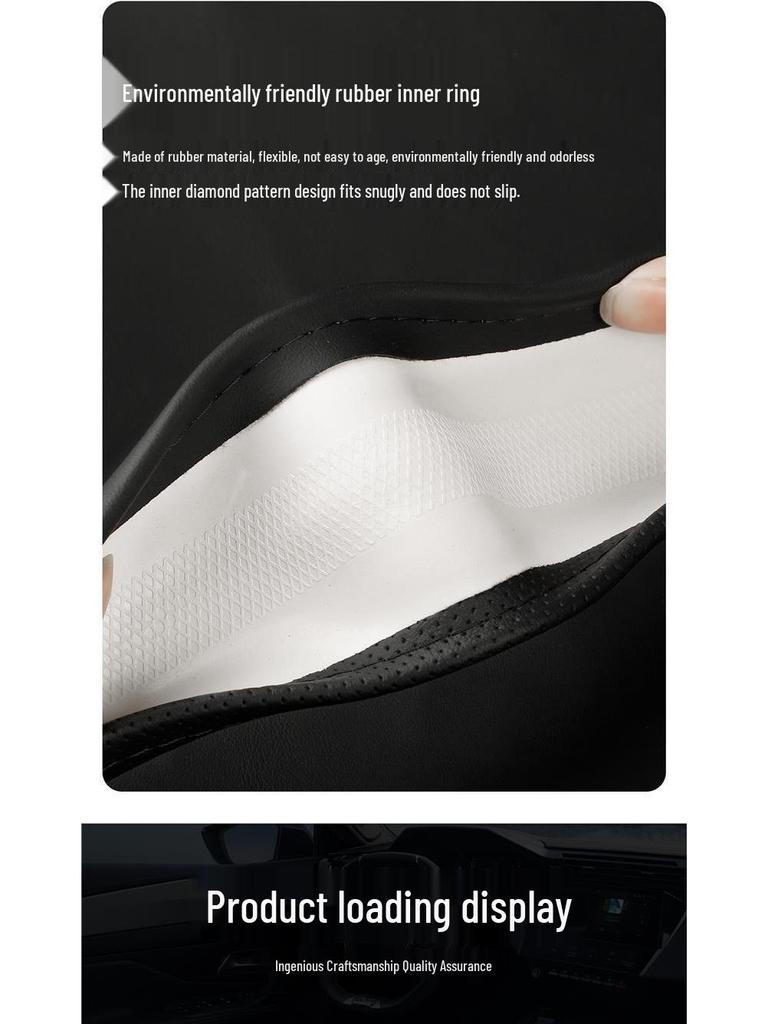 All-Season, Ultra-Thin, Non-Slip, Sweat-Absorbing Steering Wheel Cover for 2025 Geely Galaxy M9