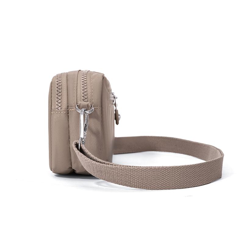 Waterproof Nylon Shoulder Bag Women's Multi-compartment Coin Purse