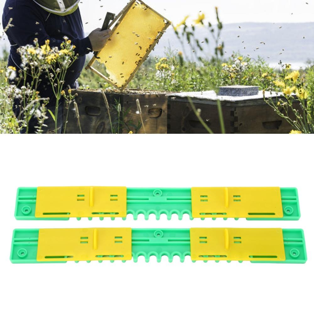 2pcs Corrosion Resistant Beehive Sliding Guard Plastic Beekeeping Gate Guard  Indoor Beekeeping