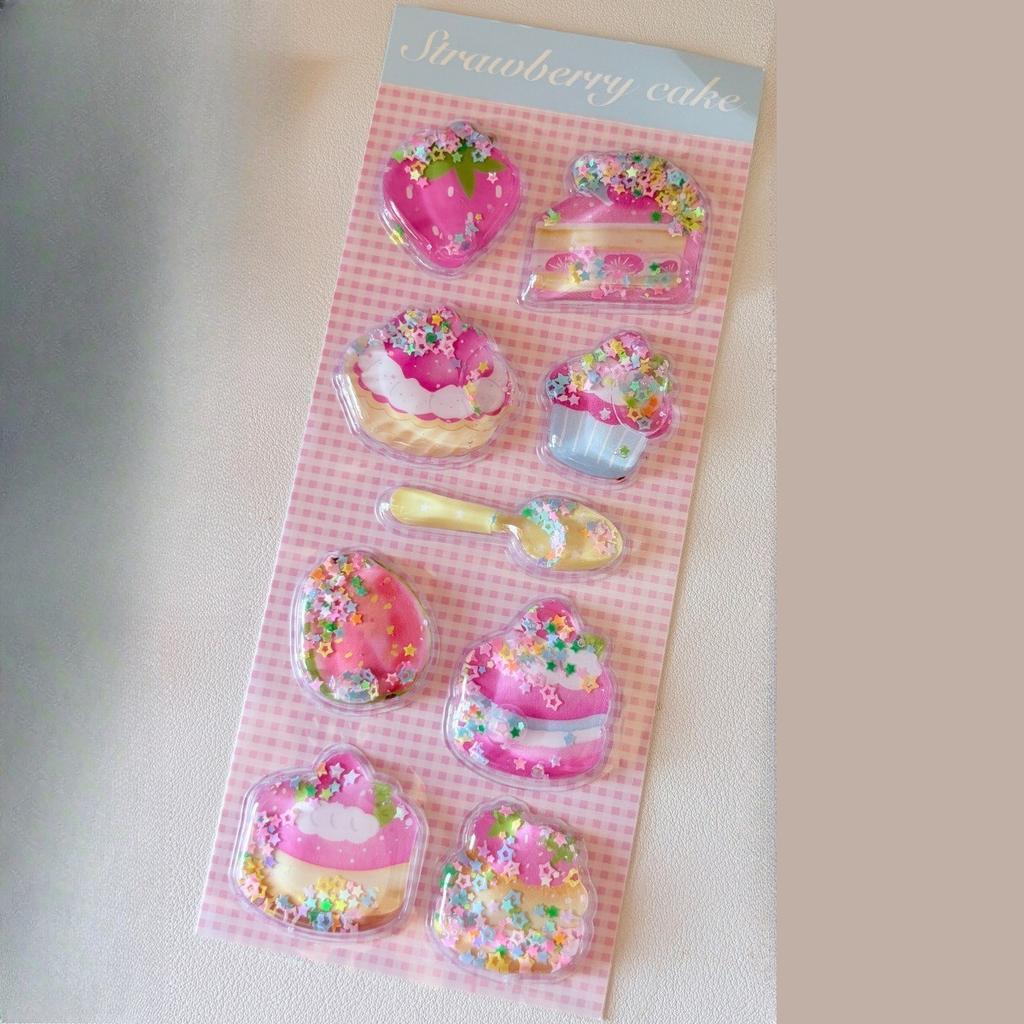 Ute 3D Stereo Student Sticker Kawaii Cartoon Ghost Animal Scrapbook Journal Sticker DIY Decor Camera Phone Stationery Sticker