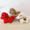 Cute Plush Horse Ornament Creative Cartoon Steed Doll Adorable Zodiac Pony Figurine  Year of Horse