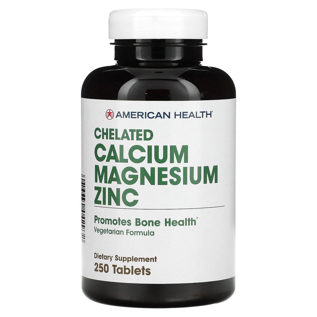 Buy American Health, Chelated Calcium Magnesium Zinc, 250 Tablets at