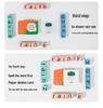 Montessori Spelling Card Game: Educational Toy with Face-Changing Blocks for Early English Learning