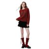 Xiangying Velvet High-Waist A-Line Mini Skirt