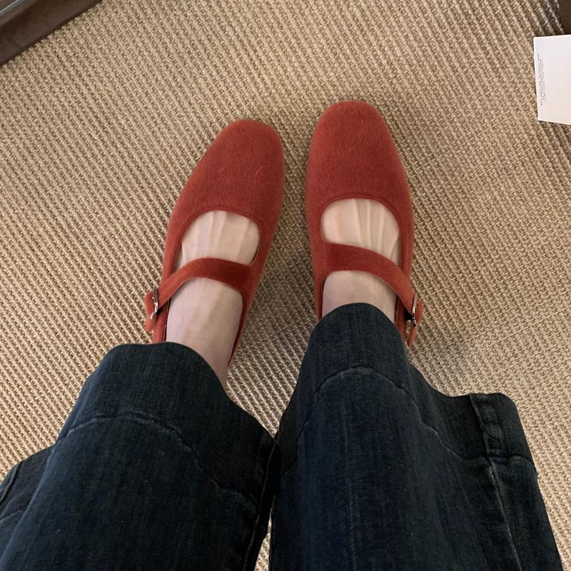 Fashion SUOJIALUN 2025 Autumn New Flat Heel Women Mary Jane Shoes Round Toe Shallow Slip On Single Shoes Outdoor Dress Boat Shoes