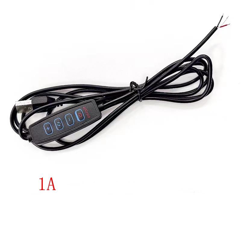 

1/5Pcs 4-Key Controller 2CH USB 5V LED Tricolor Dimming Color Switch Cable Dimmer For Low Voltage LED CCT Bicolor Light