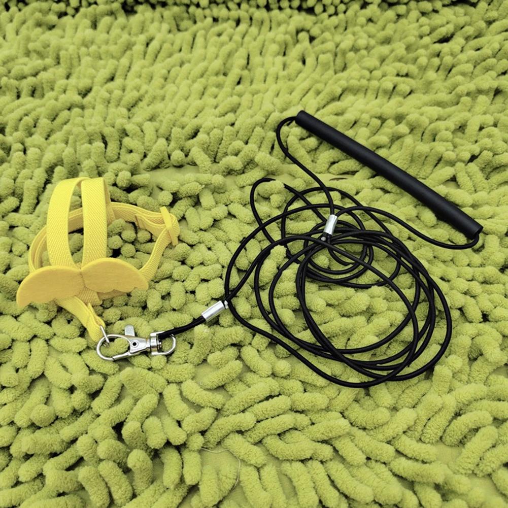 Parrot Bird Flying Traction Rope Bird Harness Leash Adjustable Ultra-light with Comfortable Handle Flying Traction Straps Band