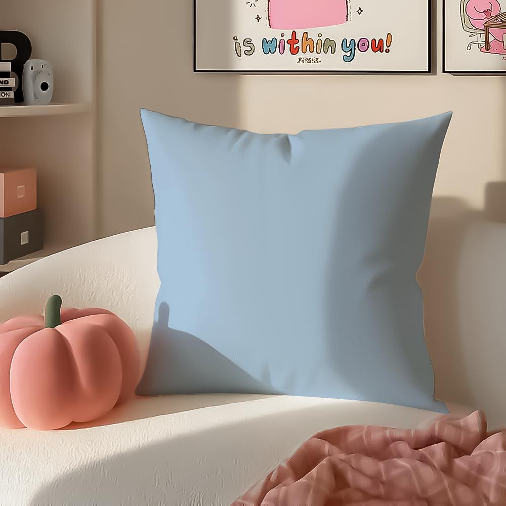 Bright Cheerful Ar Candy Color Cushion Cover Pillowcase Short Plush Invisible zipper Room Sofa Cushion Cover