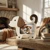 Smooth Animal Shape Picture Frame Cartoon Photo Display Rack Durable Wood Photo Frame  for Desktop