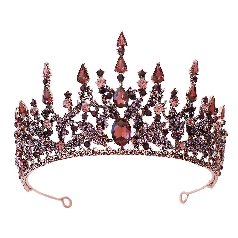 Crowns For Women Gothic Tiara For Girls Vintage Baroque Queen Crown For Wedding Pageant Prom Headpieces