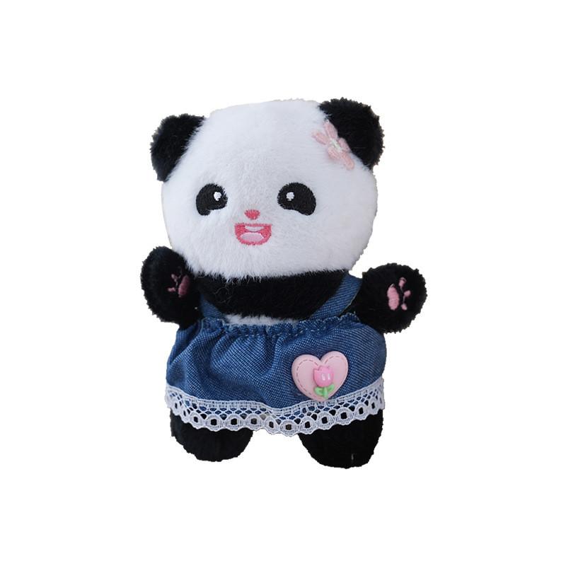 Panda Plush Keychain Toy With Pp Cotton Filling For Kids And Collectors