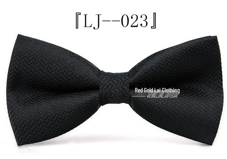 Korean Style Double Layer Polyester Bow Tie for Men & Women – Ideal for Weddings & Formal Events