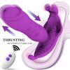 Thrusting Dildo Vibrator Sexleketøy for Kvinner Onani Kvinners Sommerfugl Vibrator Big Butt Plug Anal Vibrator for Kvinner Par