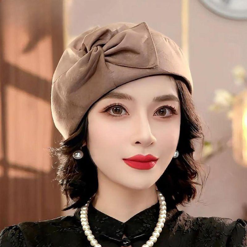 Women's Hat Stewardess Hat Beret Easiest for Matchretroheattechelegantspring Fall Hat