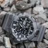 Casio G-SHOCK XL Series Quartz Watch GA-700UC-8ACR Shock-Resistant Resin Matte Gray One Size