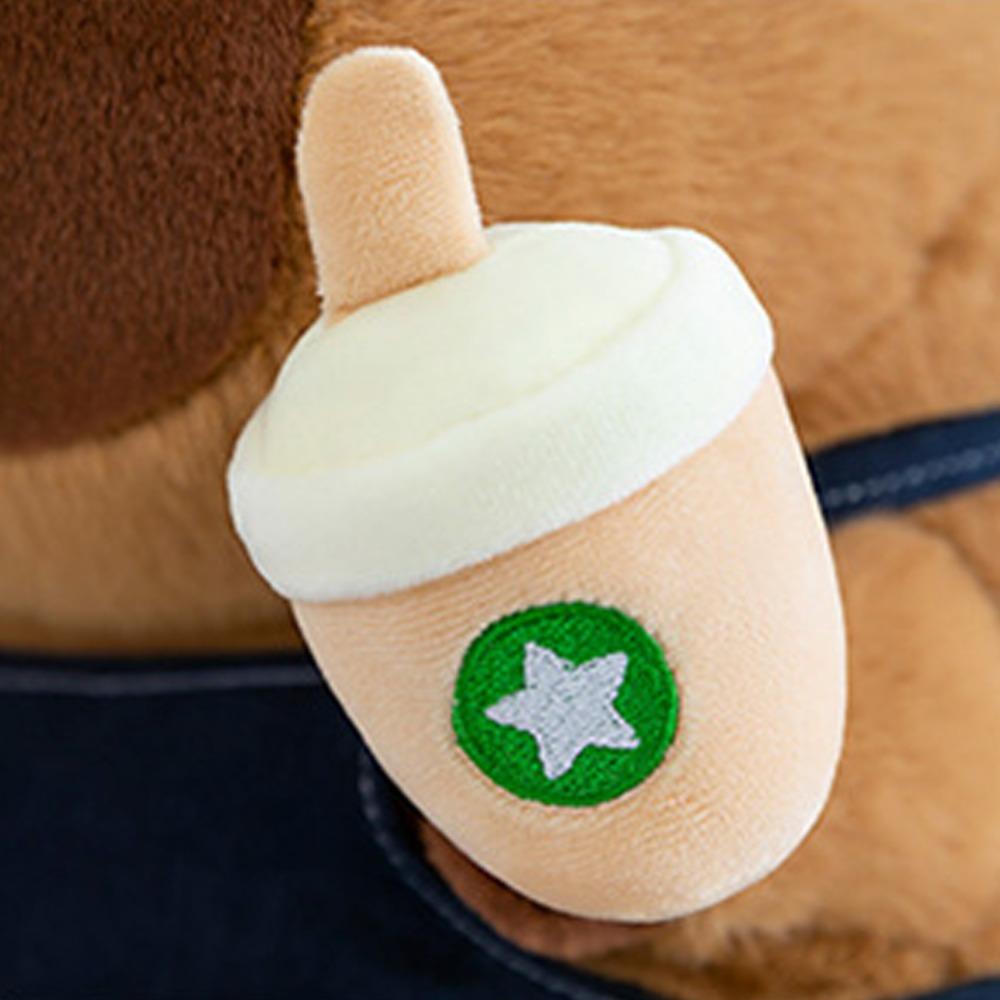 Apron Capybara Plush Doll Stuffed Capybara Fluffty Doll Capybara Plush Toy  Home Decor