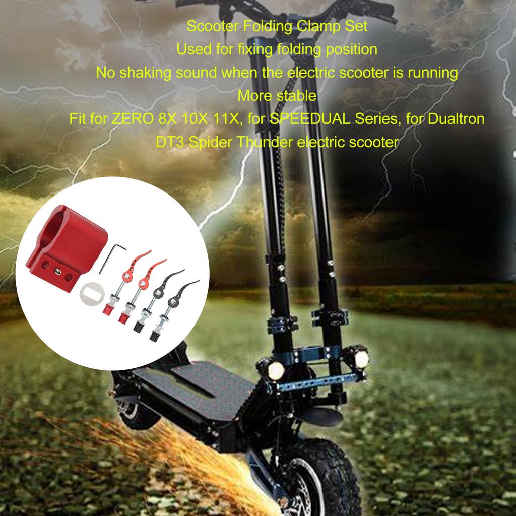 Folding Clamp Electric Scooter Rugged Lock Attachment Fit for   8X 10X 11X Electric Scooter