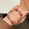 Color Girl Light Luxury New Glazed Imitation Strawberry Crystal Bracelet Beaded Bracelet Women Mori Simple Fashion Bracelet