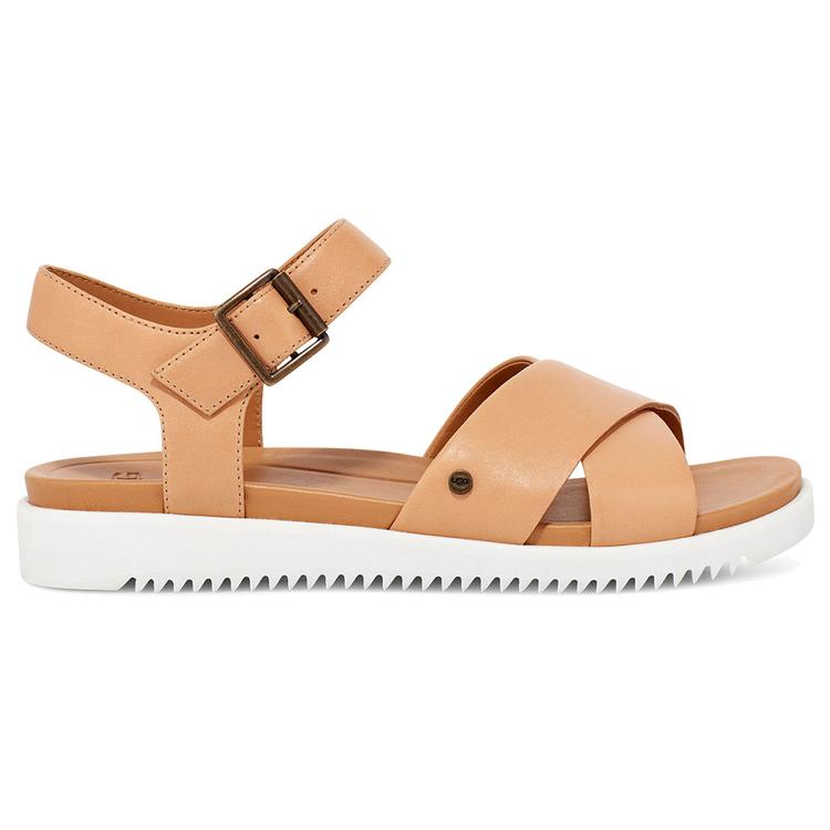 UGG Sports Sandals 'White Brown' Women's 1116372-PRCN