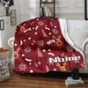 Christmas Reindeer And Snowflakes Home Customize Your Name Blankets Soft And Cozy Lightweight For Year Round Use Perfect For Picnics Sofa Office Bed