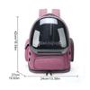 Breathable Cat Space Capsules Large Capacity Pet Double Shoulder Bag Sturdy Pet Backpack  Cat/Puppy