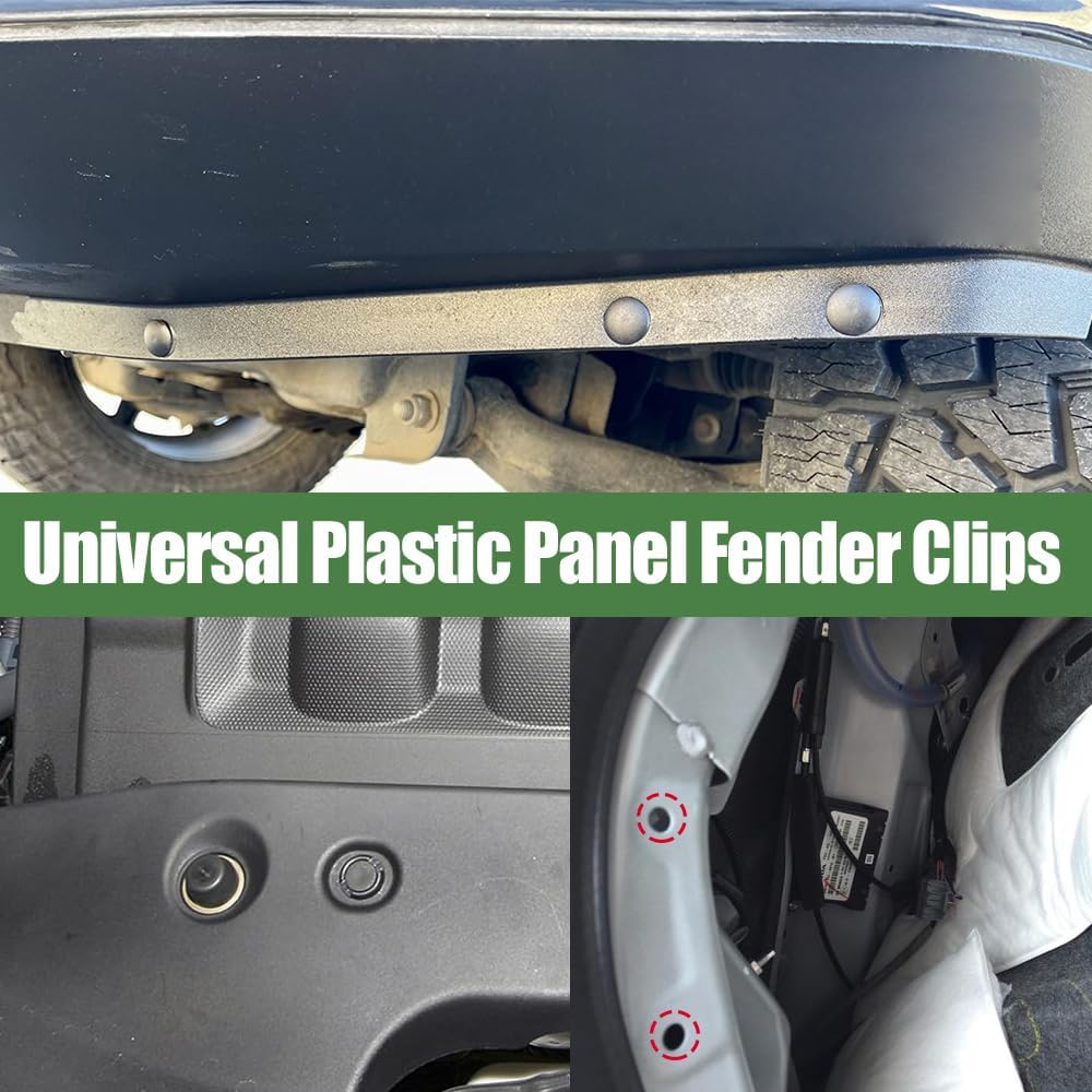 200PCS Car Retainer Clips Plastic Fasteners Kit, Car Retainer Clips, Push Bumper Fastener Rivet Clips With 6 Size Auto Body Retainer Clips Bumpers,