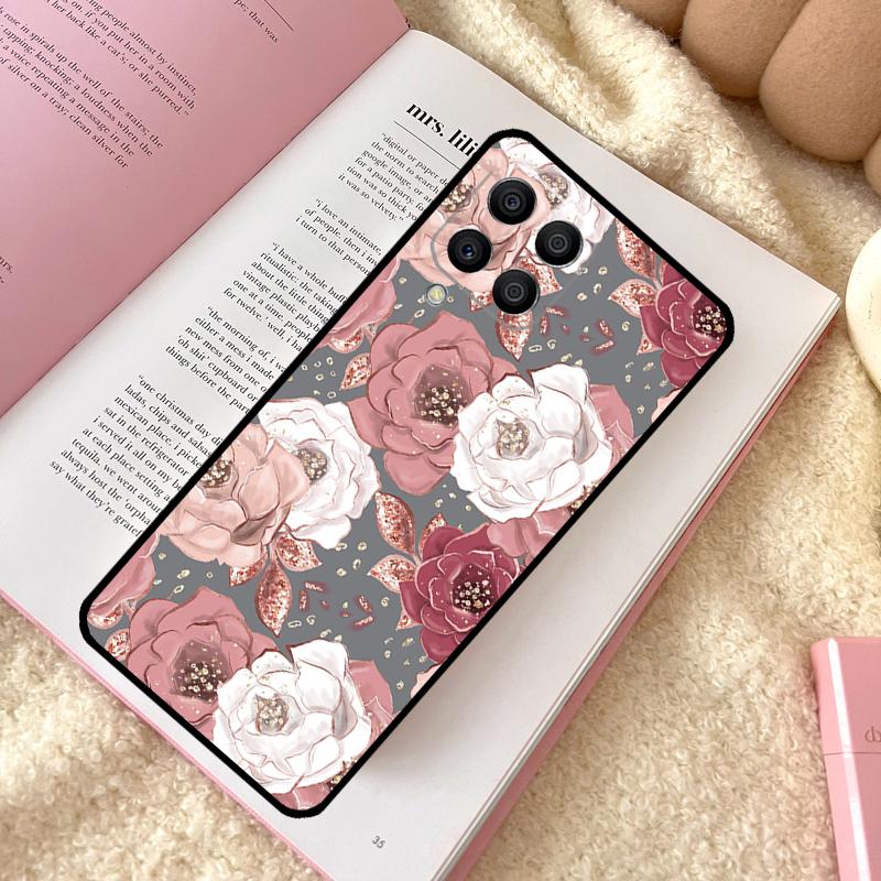 Love Rose Gold Style Case For Samsung Galaxy M31 M13 M11 M12 M14 M15 M06 M16 M36 M56 M53 M32 M52 M35 M55 M34 M54