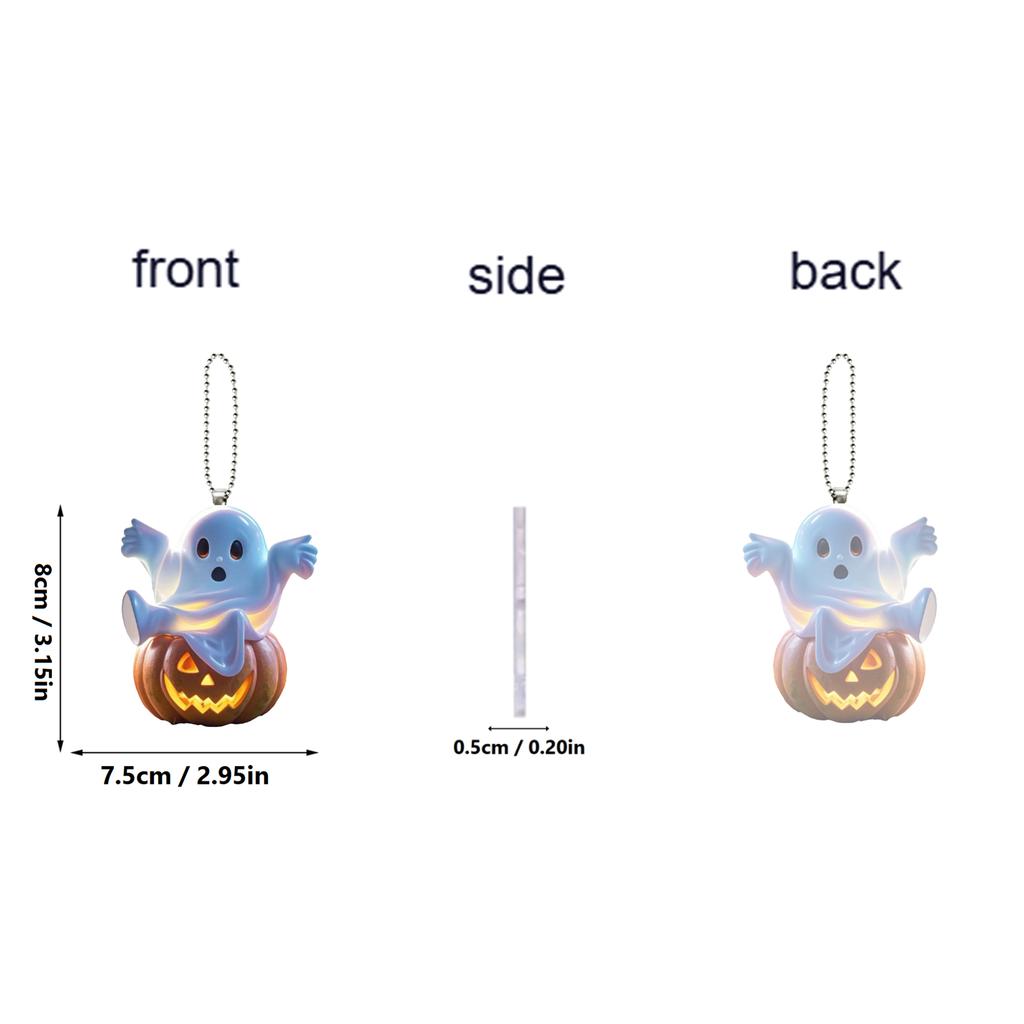 2D Acrylic Car Pendant Home Decoration Halloween Set