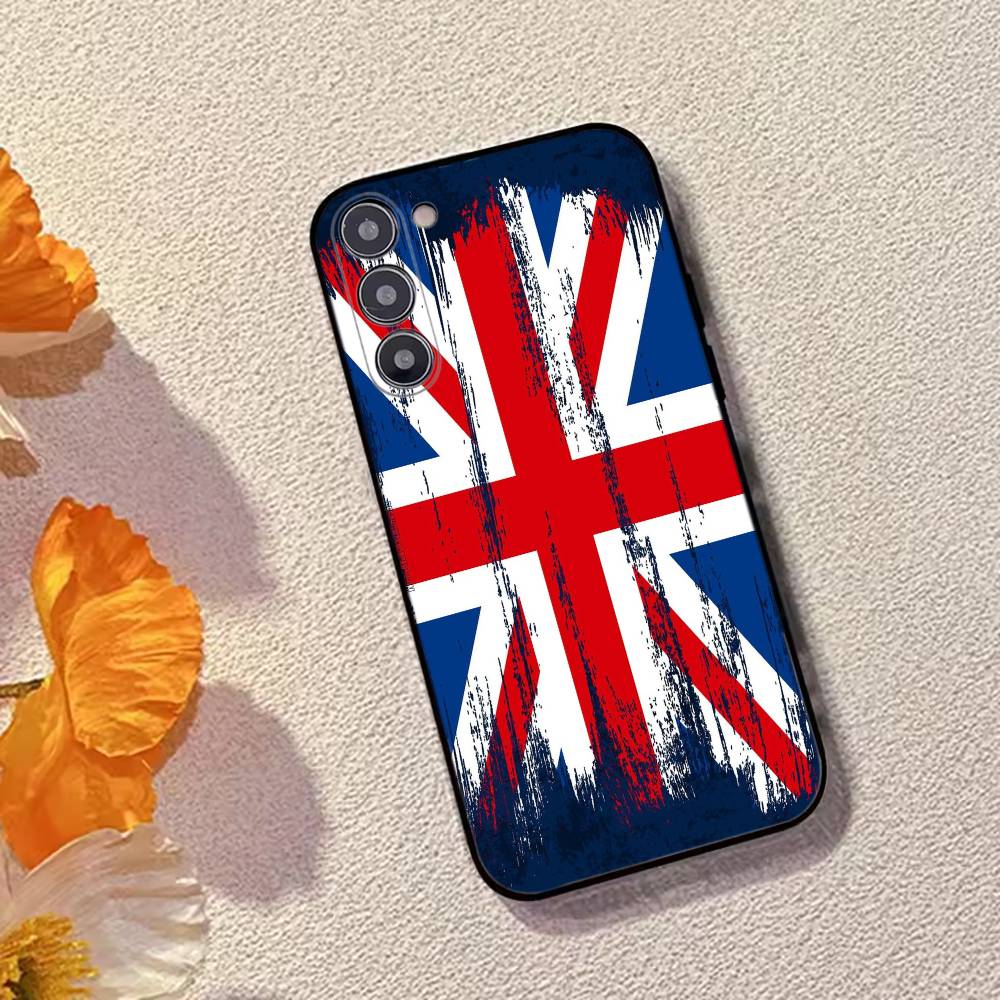 England F-Flagge Anfeuern bei Fußballwettbewerben Handyhülle Silikon Weich Für Samsung Galaxy A73,A72,A71,A70,A53,A52,A51