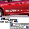 Car Model Decorative Hood & Door Pinstripes - Creative Body Stickers To Cover Scratches.