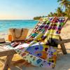 Wow! Wow! Wubbzy Personalized Name Beach Towel Soft Durable Quick-Dry