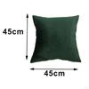 2 Pieces Velvet Solid Throw Case Decorative Cushion Decor for Living Room Couch Sofa Car 18 X