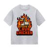 Steve‘s Lava Chicken Jockey Funny Meme T Shirts Men Women Fashion Humor Cotton T-shirts Vintage Oversized Short Sleeve Tops Tees