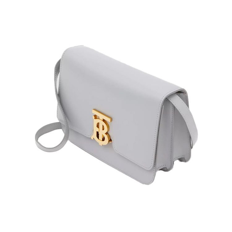 Burberry Tb Monogram Lock Leather Crossbody Bag Women Bags Light-Blue 80284361