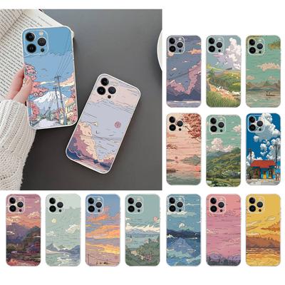 Japan Aesthetic Scenery Landscape Phone Case For Iphone 17ProMax 17 Pro Air 16 15 14 13 Pro Max 16 15 14 13 Pro 15Plus