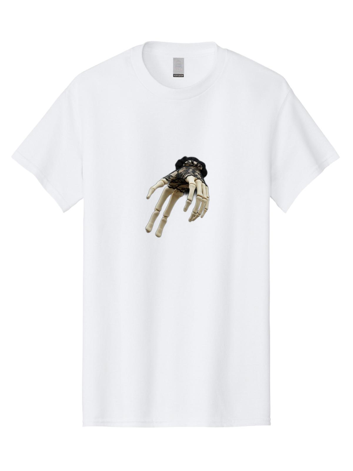 Skeleton-Hand Mens Graphic Tee, 100% Cotton, Casual Summer Wear S разноцветный
