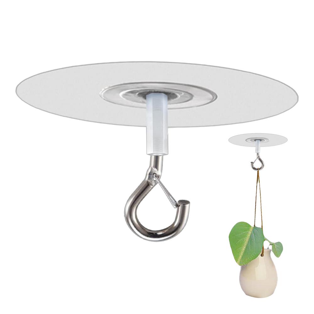 Selbstklebende Wasserfeste Deckenhaken Heimdekorationswerkzeuge für Pflanzen, Windspiele, Dekorationen, Lichter, Luftballons