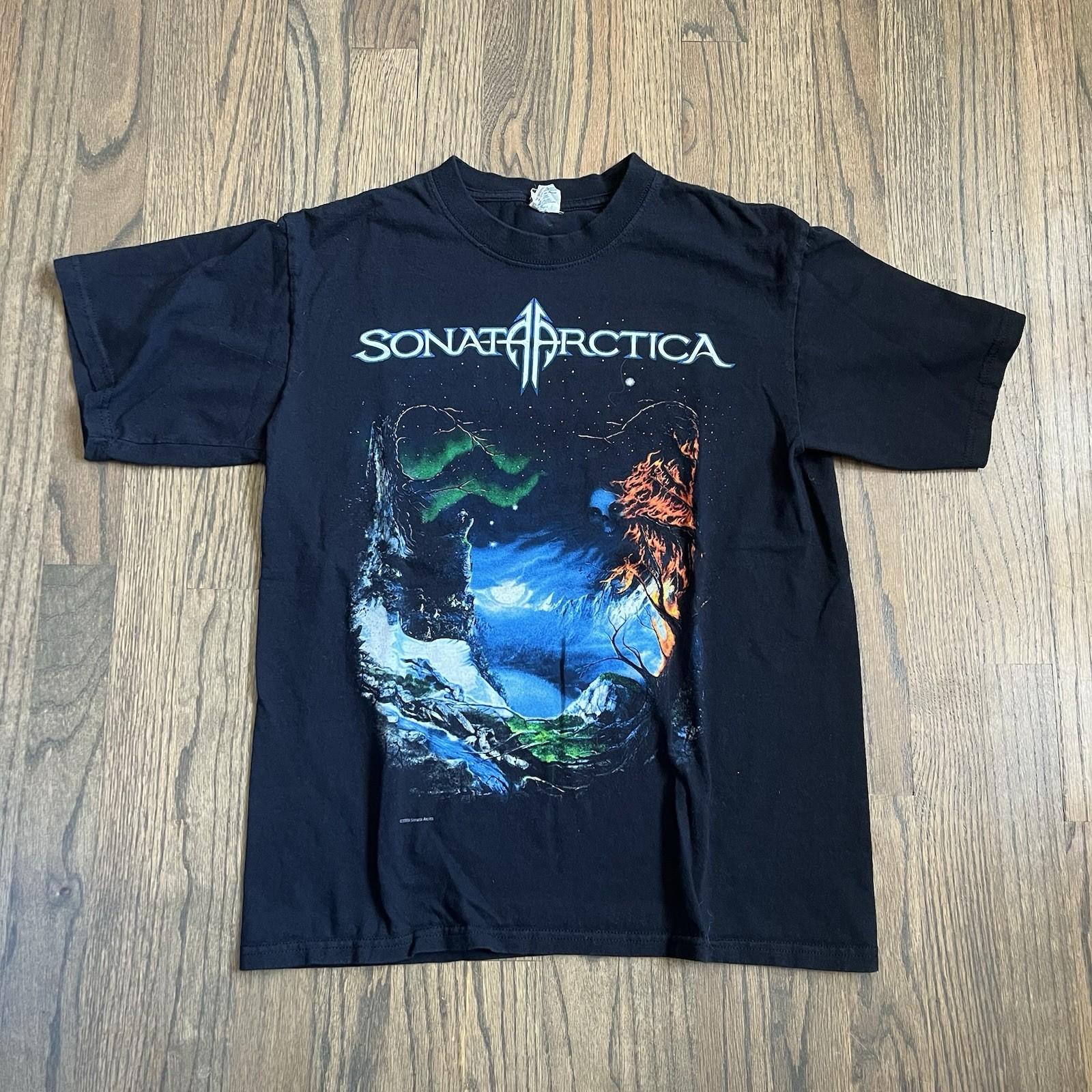 Vintage Y2K Sonata Arctica Days Of Grays Tour Band Tee  Sz M Unisex T-Shirt XXL