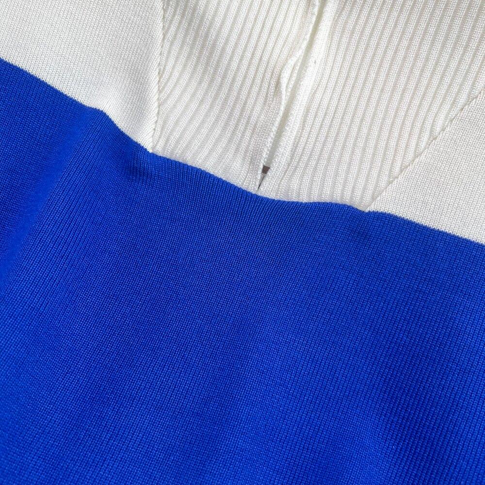 Modny garnitur damski na co dzień ze stójką i zamkiem błyskawicznym w paski, dzianinowy top dwuczęściowy zestaw z wysokim stanem, prostymi rurkami, długimi spodniami z szerokimi nogawkami