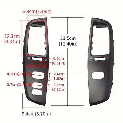 Car Dashboard Air Vent Panel Cover For Toyota Land Cruiser 100 LC100 FJ100 UJZ100 1997-2007 A/C Air Outlet Frame LHD
