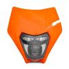 LED Headlight + Plate for KTM EXC / EXC-F / Freeride / Enduro / SMC 14-25 SW3 Orange
