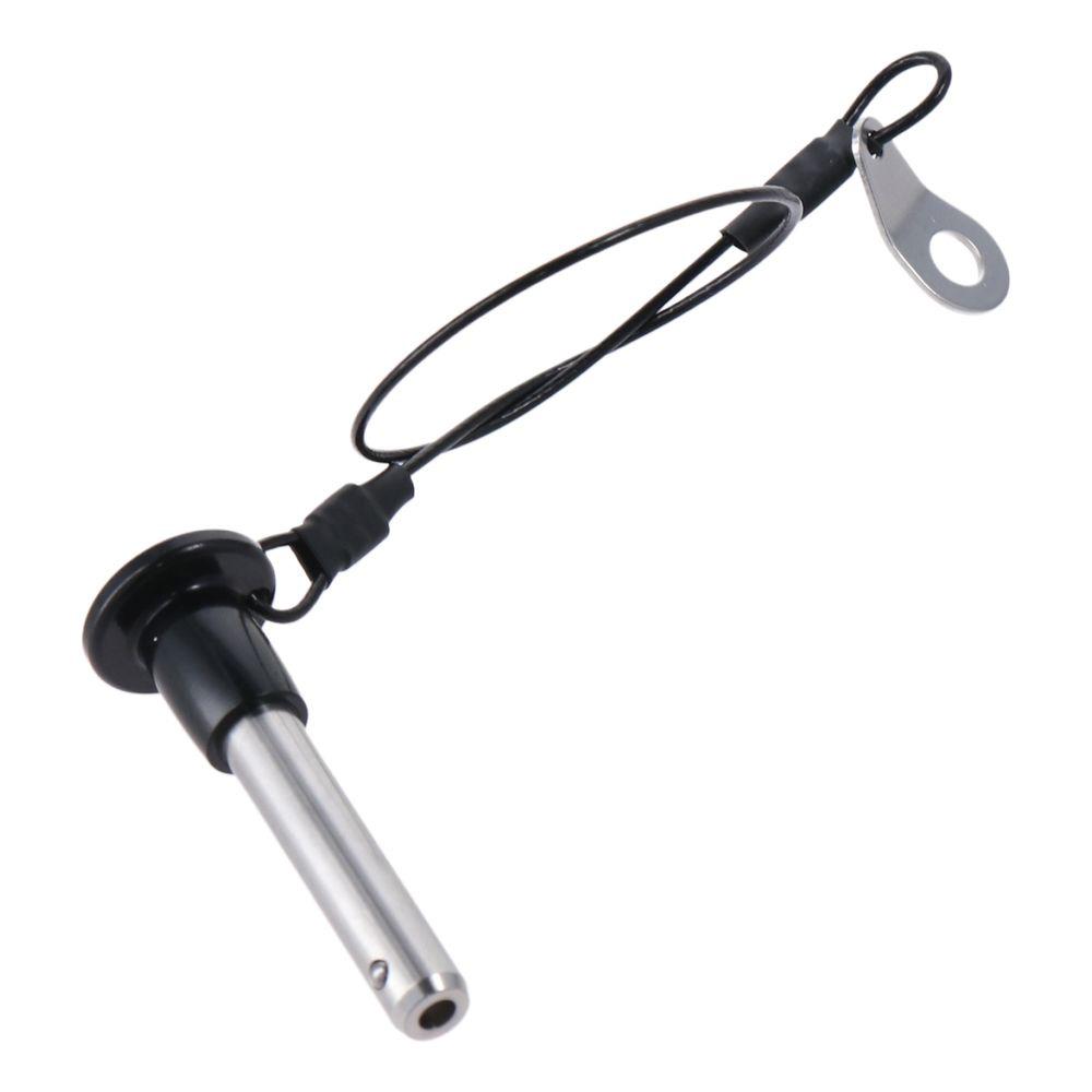 Stainless Steel Grip Push-Button Locking Quick Release Pin with 25cm Wire Ball Locking Pins
