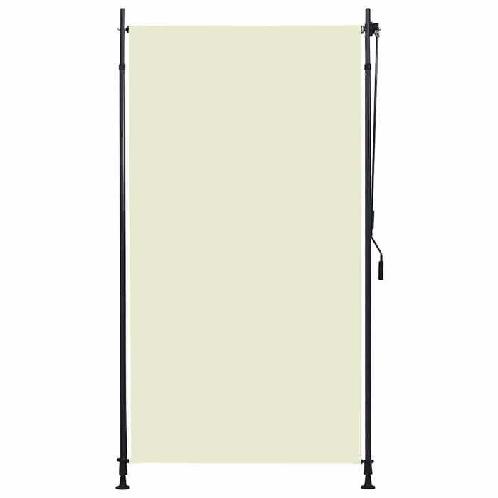 VidaXL Store Roulant d'Extérieur Ombre de Balcon Jardin Véranda Pergola Terrasse Résistant aux UV et à la Chaleur 120x270 cm 145940